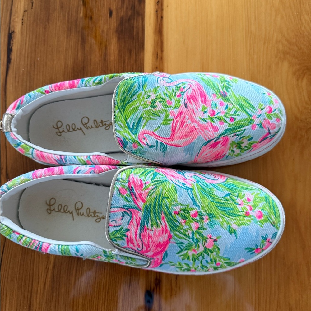 Lilly Pulitzer Flamingo Slip-On Sneakers